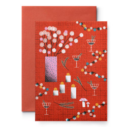 Greeting card - Suska & Kabsch - Christmas Table, 15,4 x 11 cm