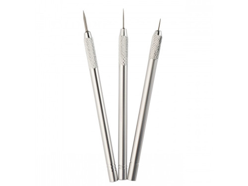 Set of drypoint etching needle tools - Renesans - 3 pcs.
