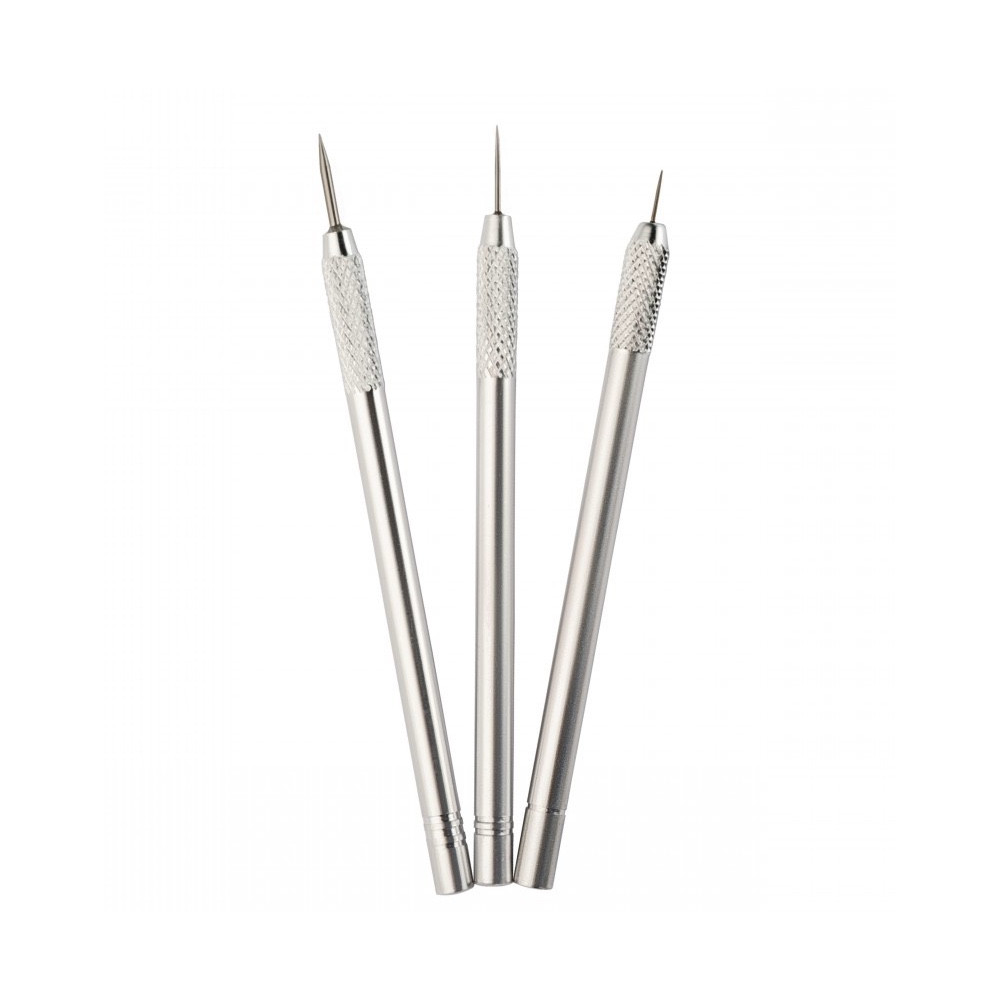 Set of drypoint etching needle tools - Renesans - 3 pcs.