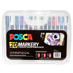 Set of Posca Paint Markers - Uni - 20 pcs.