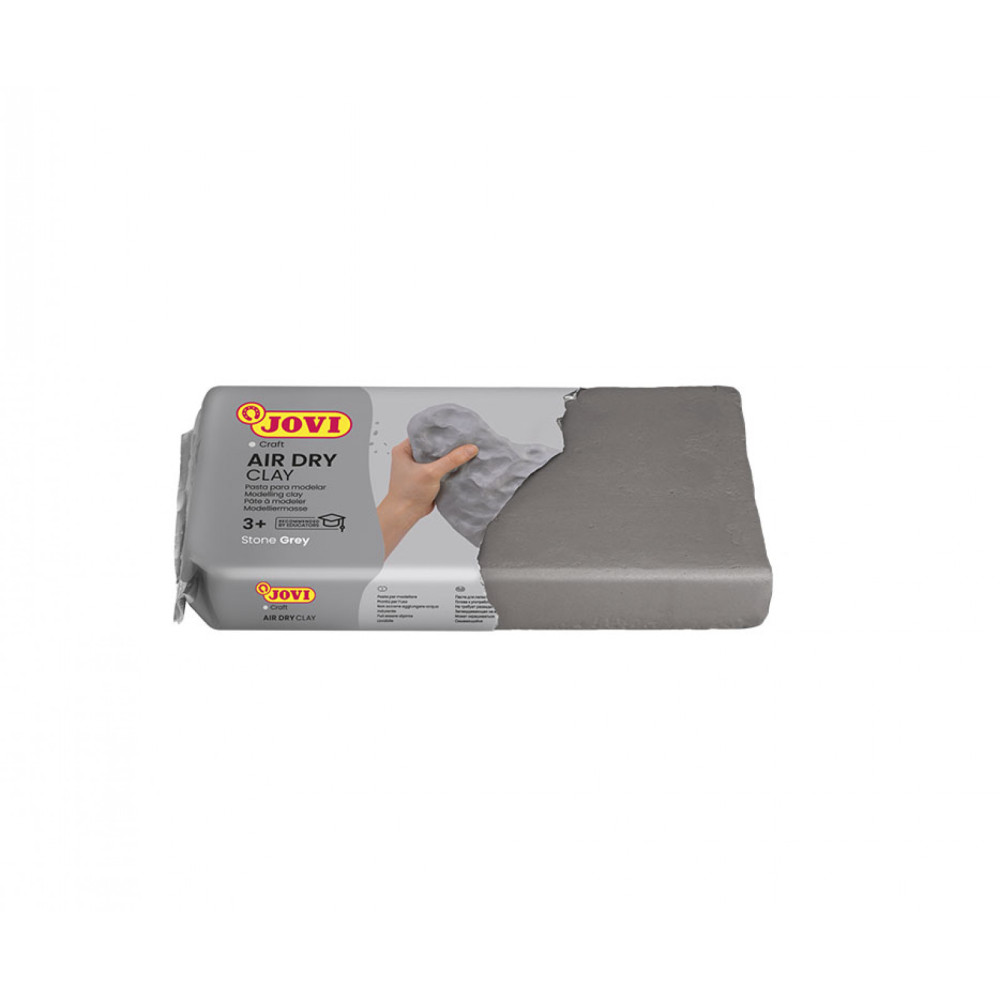 Air Dry Hardening Clay - Jovi - grey, 250 g