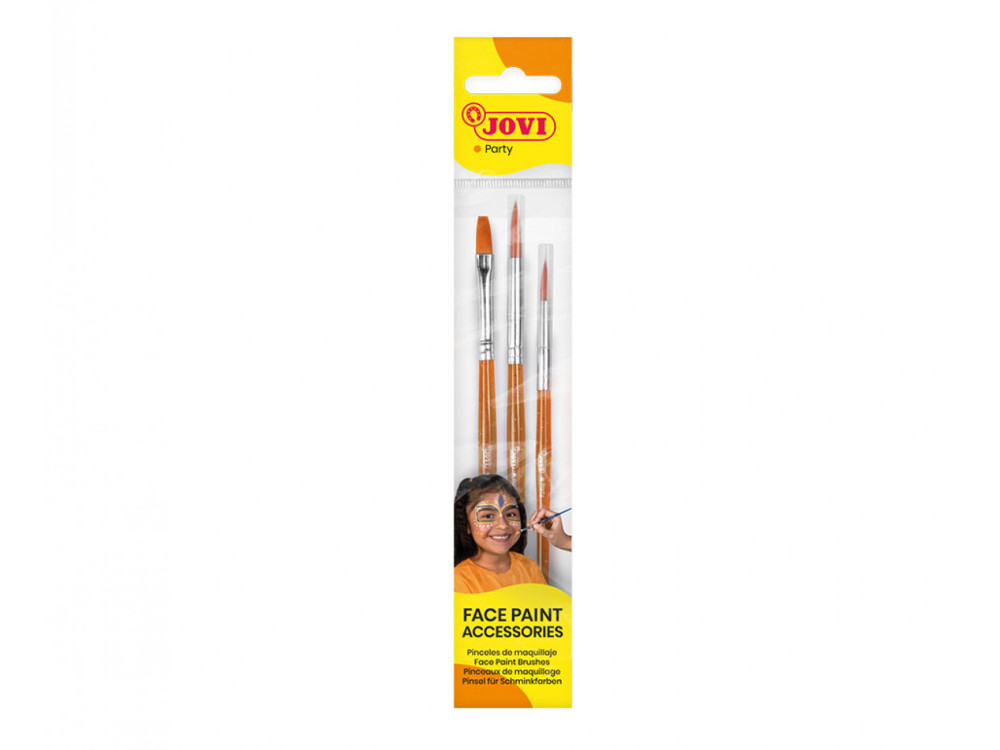 Face paint brushes - Jovi - 3 pcs