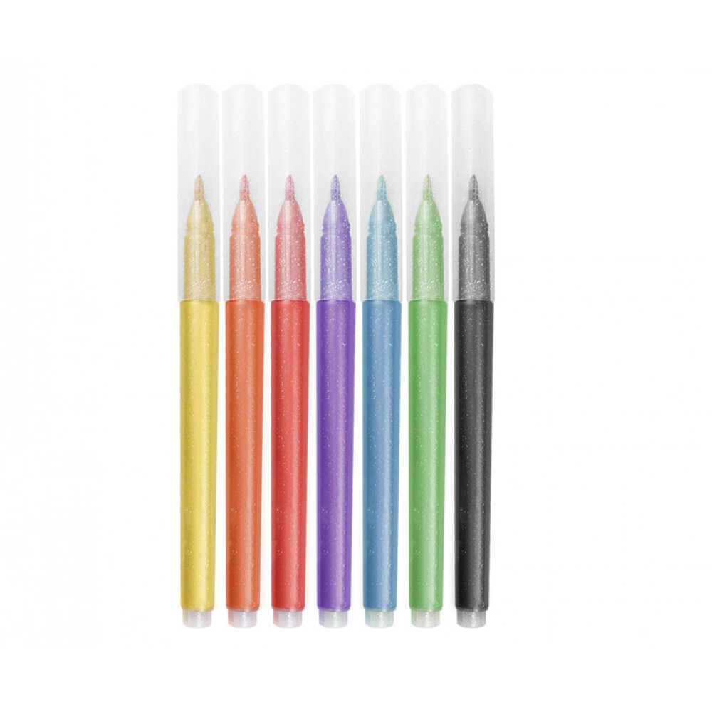 Glittery felt-tip pens - Jovi - 8 colors