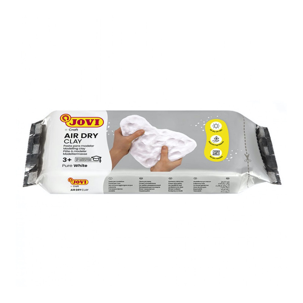 Air Dry Hardening Clay - Jovi - white, 250 g