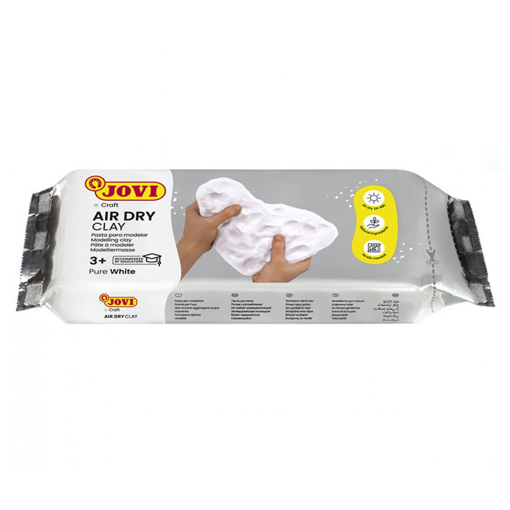 Air hardening clay - Jovi - white, 0,5 kg