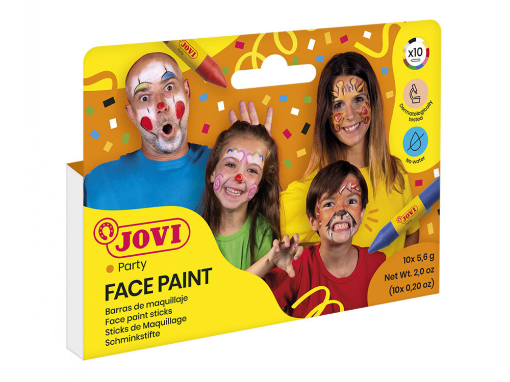 Kredki do twarzy i ciała - Jovi - 10 kolorów