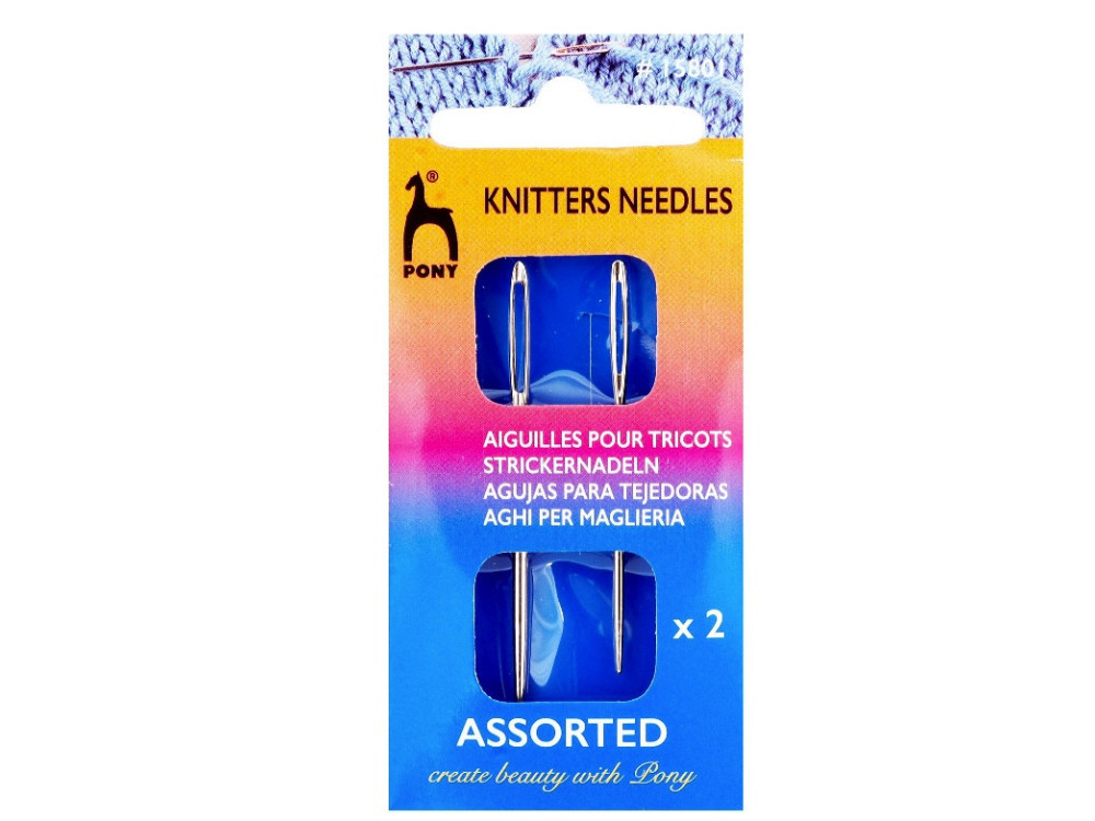 Set of knitting needles - Pony - 2 pcs.