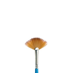 Fan, synthetic Cotman brush, series 888 - Winsor & Newton - long handle, no. 2