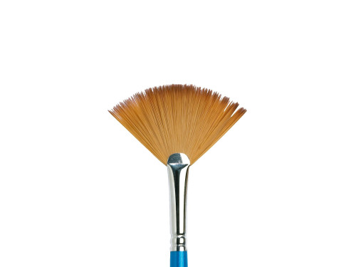 Fan, synthetic Cotman brush, series 888 - Winsor & Newton - long handle, no. 6
