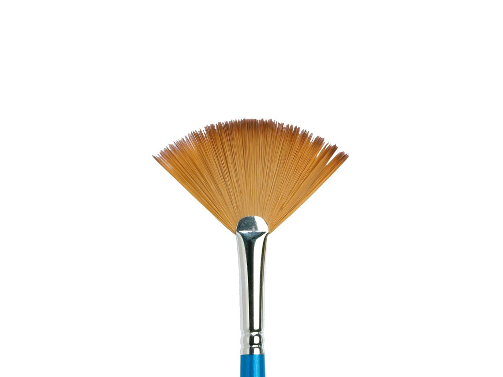 Fan, synthetic Cotman brush, series 888 - Winsor & Newton - short handle, no. 6