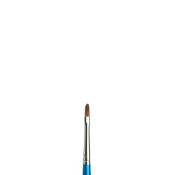 Filbert, synthetic Cotman brush, series 668 - Winsor & Newton - short handle, no. 1/8