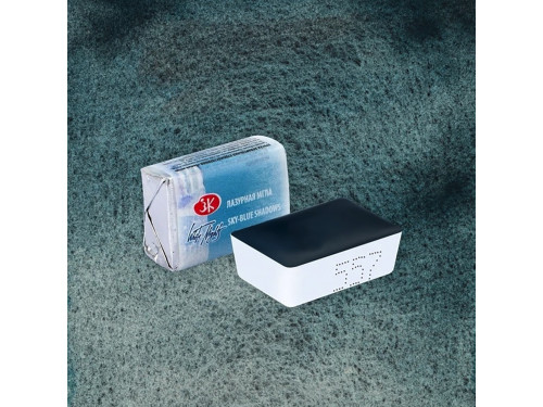 White Nights watercolor paint - St. Petersburg - Sky Blue Shadows, pan