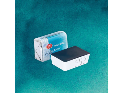 White Nights watercolor paint - St. Petersburg - Blue Mist, pan