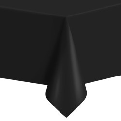 Waterproof tablecloth - black, 137 x 274 cm