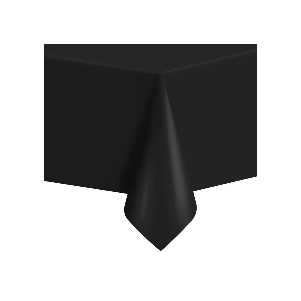 Waterproof tablecloth - black, 137 x 274 cm