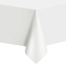 Waterproof tablecloth - white, 137 x 274 cm