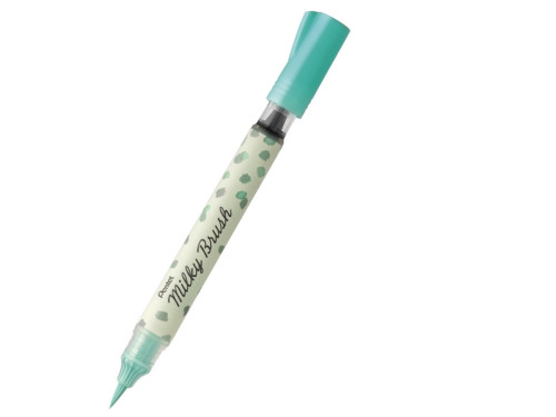 Pisak pędzelkowy Milky Brush - Pentel - miętowy