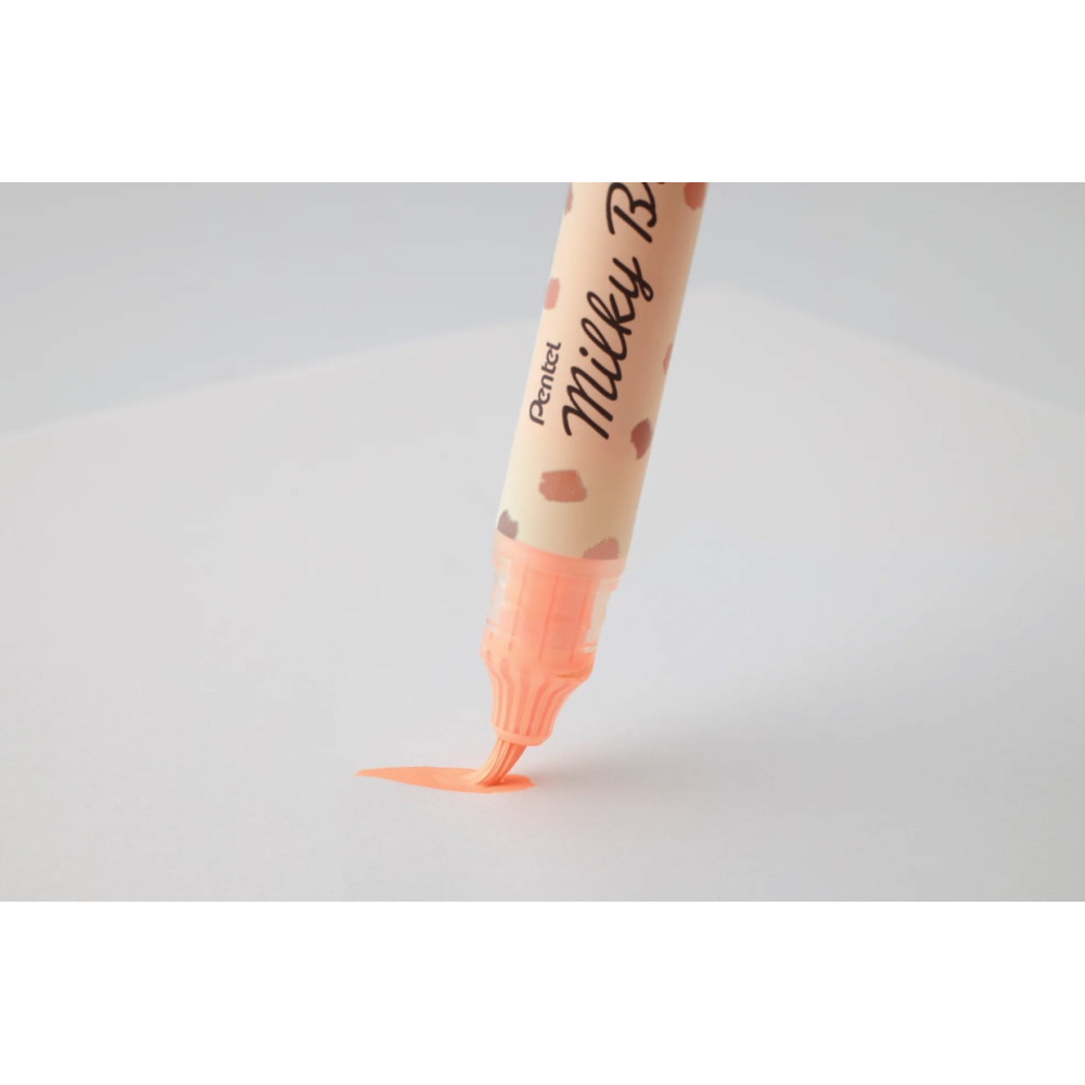 Milky Brush calligraphy pen - Pentel - orange