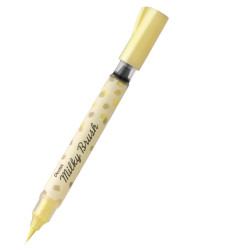 Milky Brush calligraphy pen - Pentel - yellow