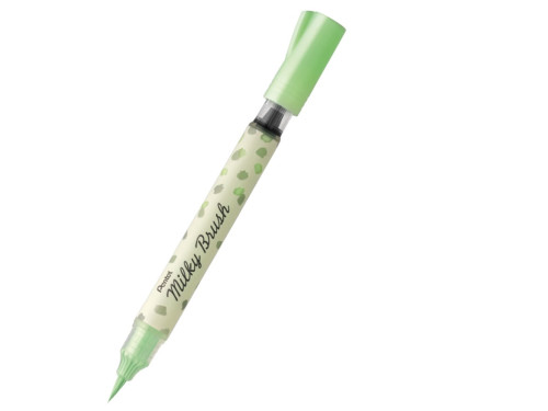 Milky Brush calligraphy pen - Pentel - celadon