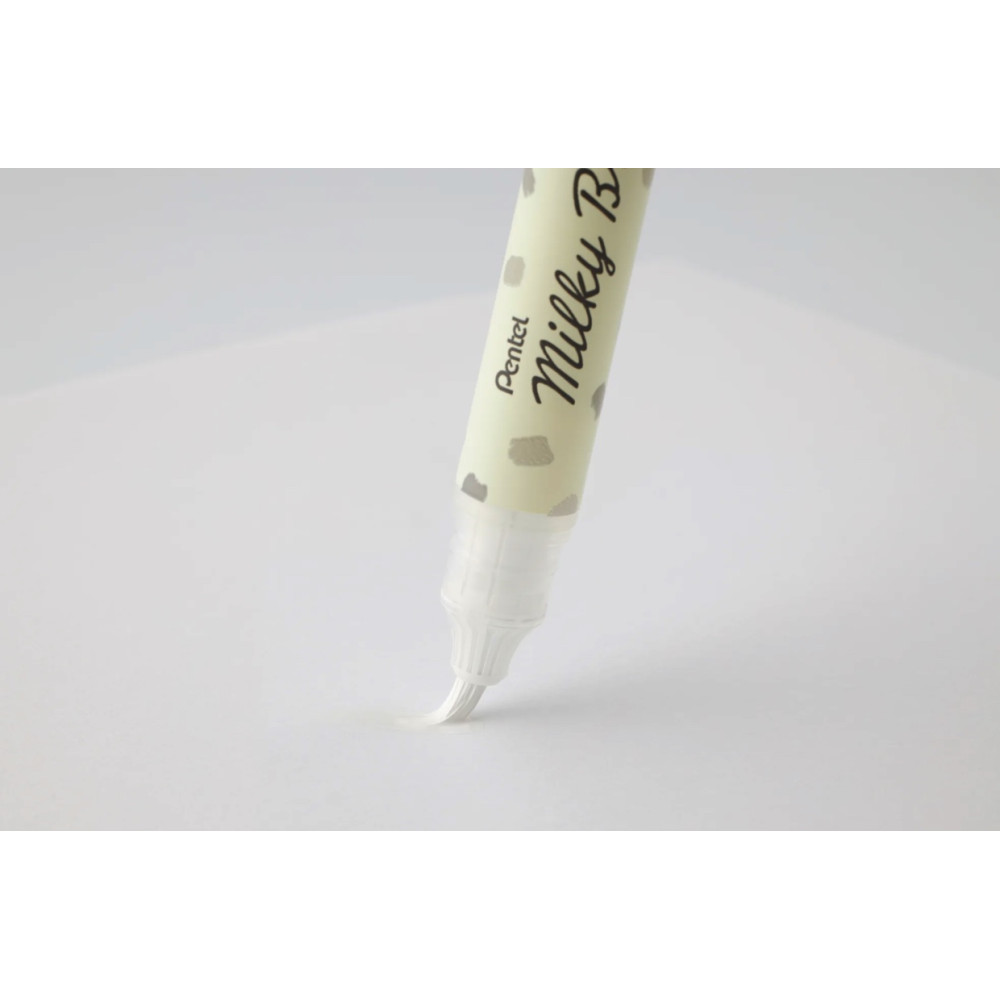 Milky Brush calligraphy pen - Pentel - white