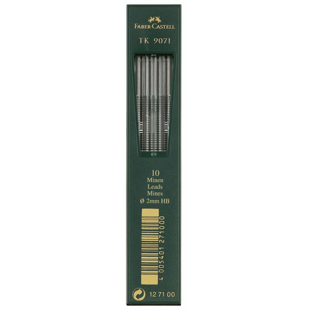 Mechanical pencil lead refills - Faber-Castell - HB, 10 pcs.