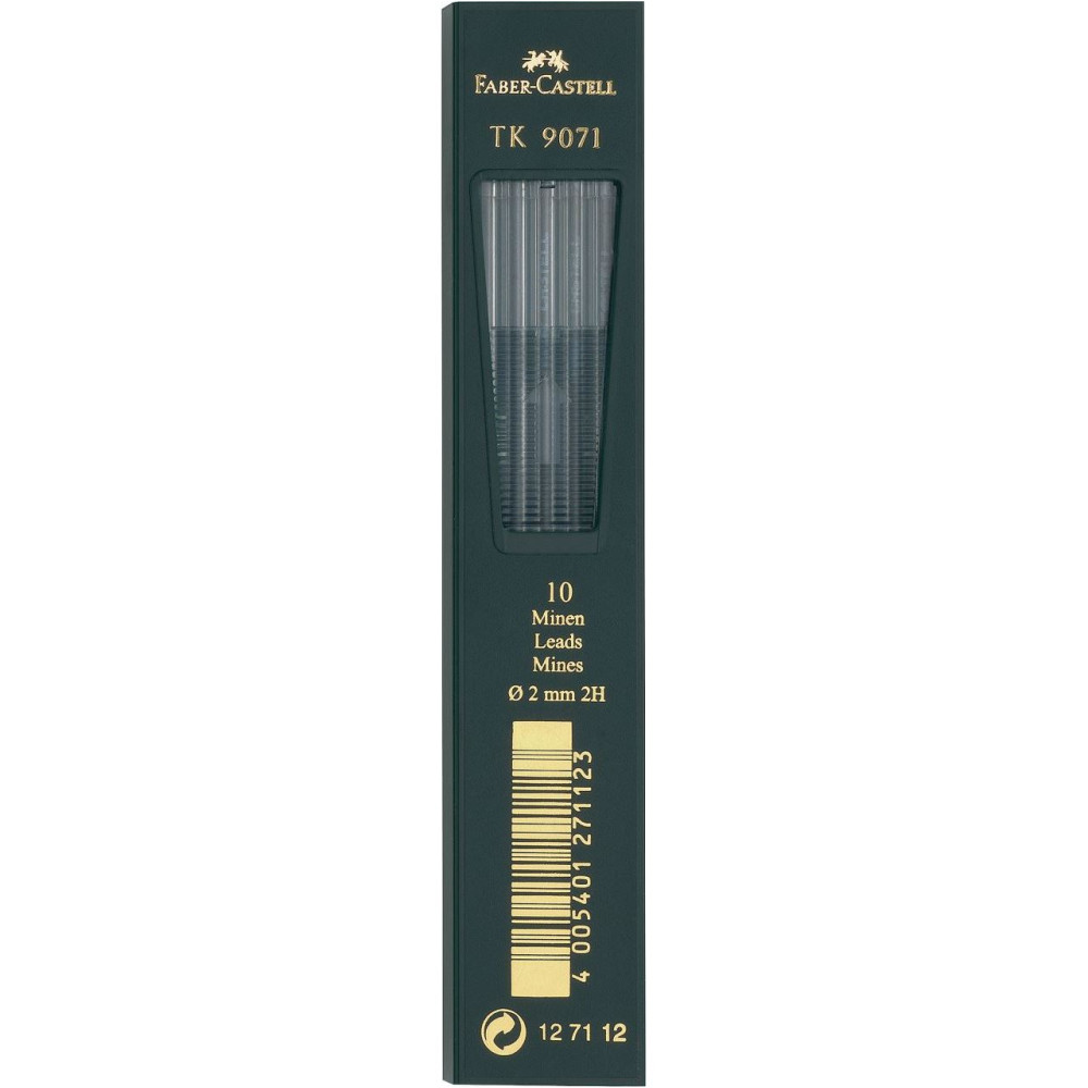 Mechanical pencil lead refill - Faber-Castell - 2H, 10 pcs.