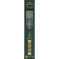 Mechanical pencil lead refills - Faber-Castell - 3B, 10 pcs.