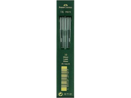 Mechanical pencil lead refills - Faber-Castell - B, 10 pcs.