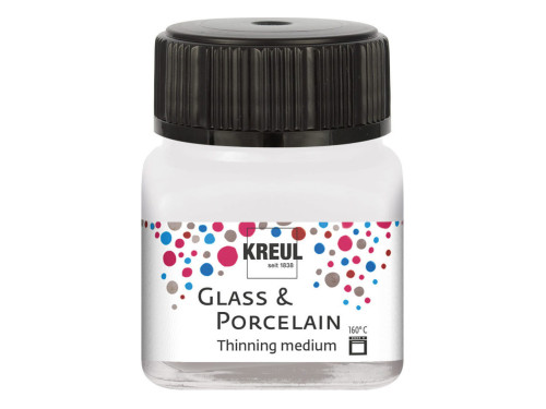 Rozcieńczalnik do farb do szkła i porcelany Thinning Medium - Kreul - 20 ml