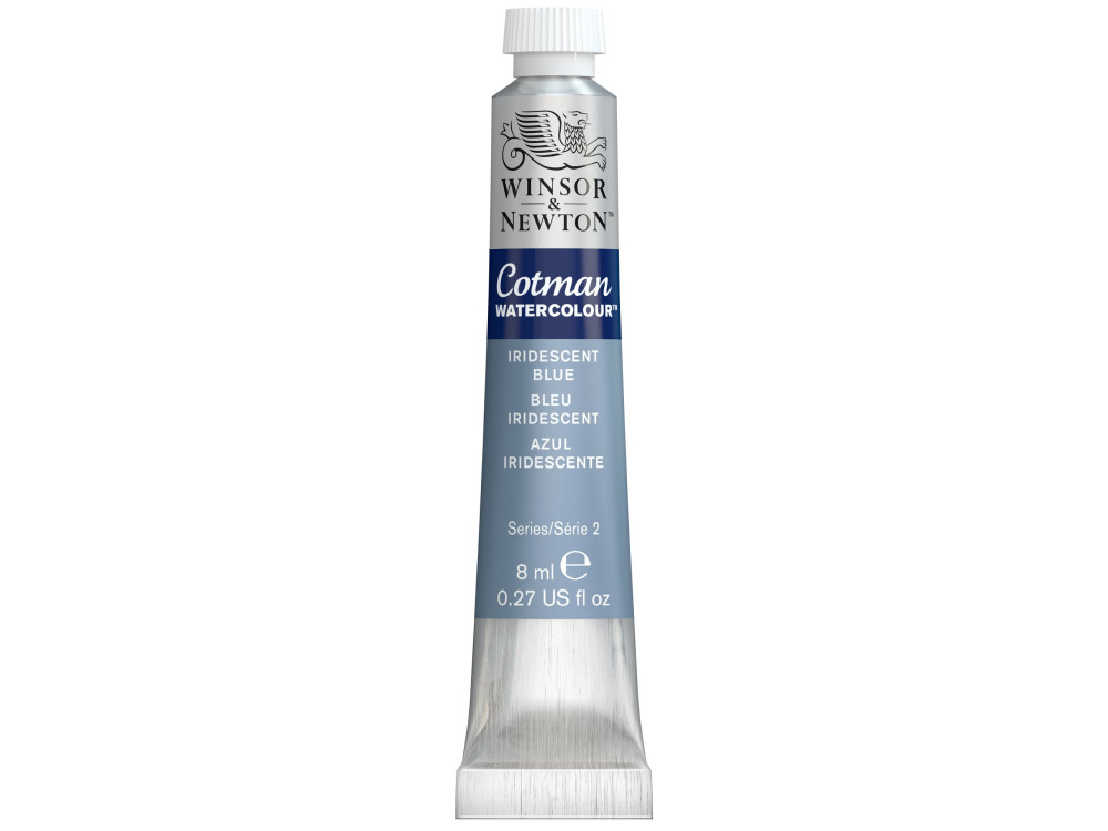Cotman Watercolor Paint - Winsor & Newton - Iridescent Blue, 8 ml