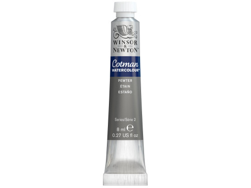 Farba akwarelowa Cotman - Winsor & Newton - Pewter, 8 ml