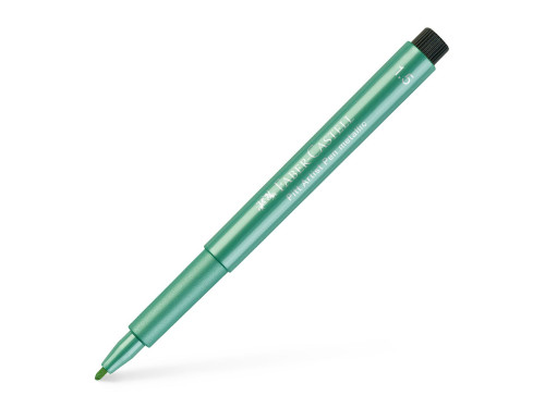 Pisak artystyczny Pitt Artist Pen - Faber-Castell - 294, Green Metallic