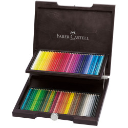 Set of A. Dürer crayons in a wooden case - Faber-Castell - 72 colors