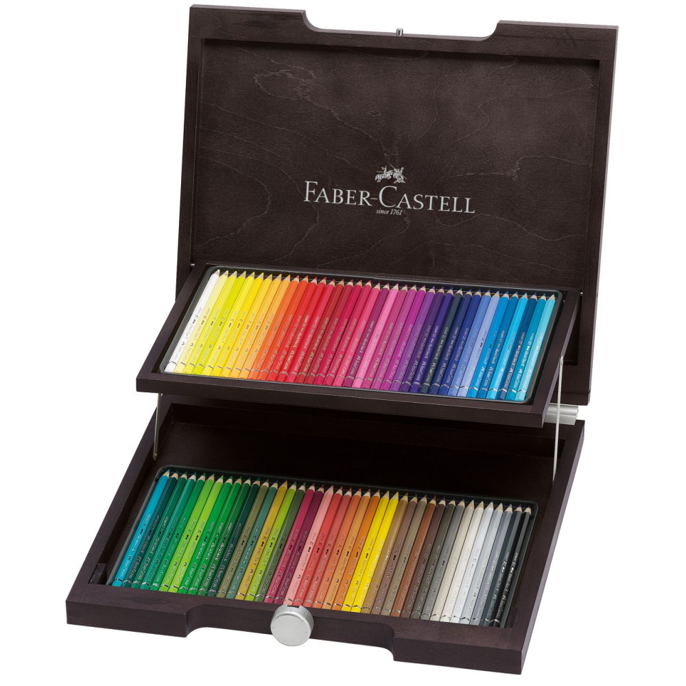 Set of A. Dürer crayons in a wooden case - Faber-Castell - 72 colors