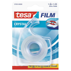 Office tape with dispenser tesafilm Crystal - Tesa - 33 m x 19 mm