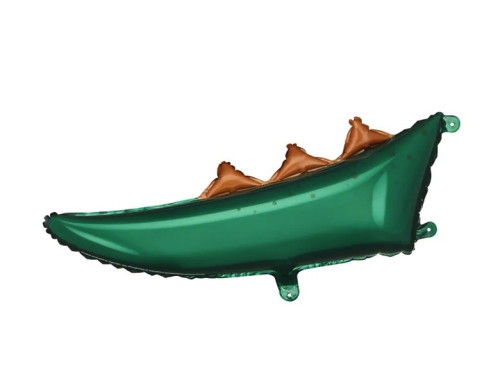 Dinosaur Tail foil balloon - green, 35 x 79 cm