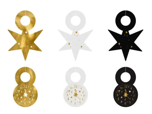 Drink tags Happy New Year - 6 pcs.