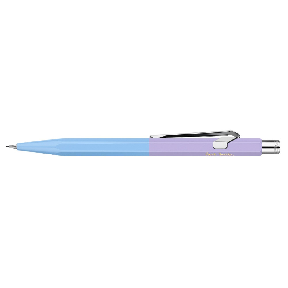 Ołówek mechaniczny 849 Paul Smith z etui - Caran d'Ache - Skyblue & Lavender, 0,5 mm
