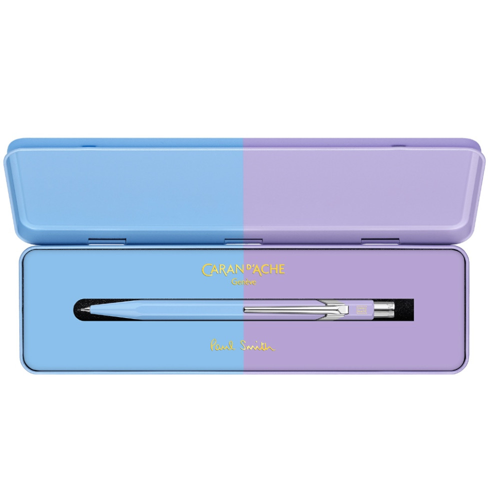 Mechanical pencil 849 Paul Smith - Caran d'Ache - Skyblue & Lavender, 0,5 mm