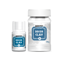 Decor clay, two component - Pentart - 100 g + 40 ml