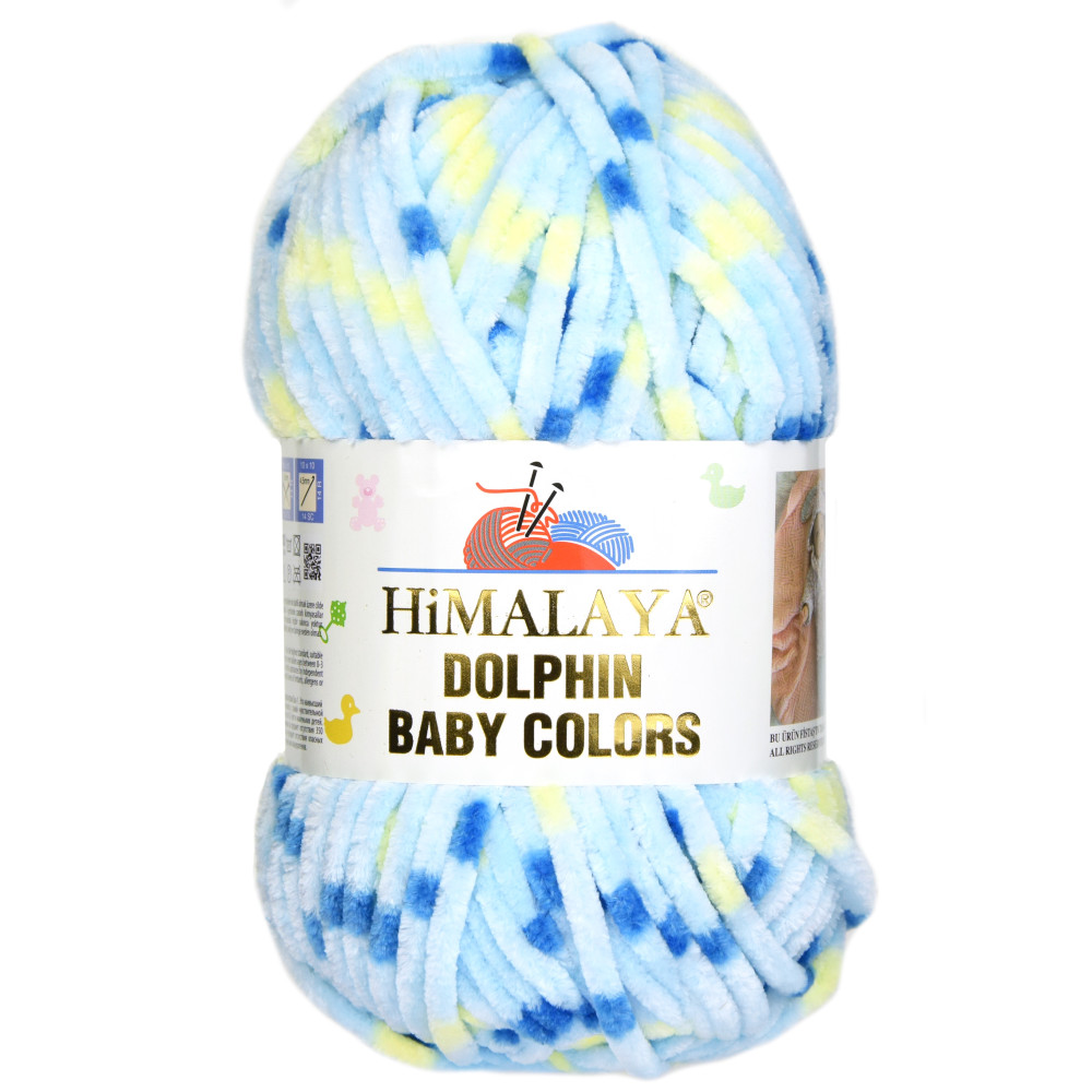 Dolphin Baby Colors micro polyester knitting yarn - Himalaya - 3, 100 g, 120 m
