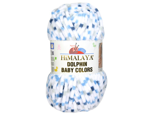 Włóczka poliestrowa Dolphin Baby Colors - Himalaya - 11, 100 g, 120 m