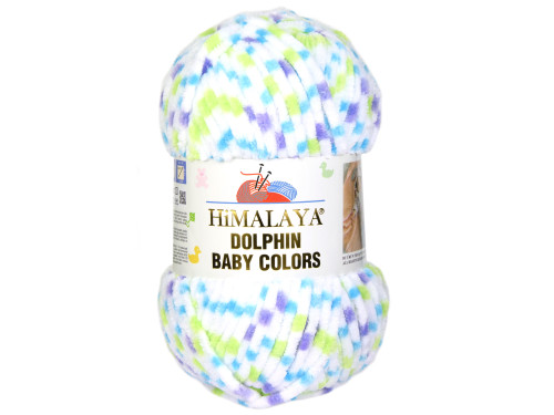 Włóczka poliestrowa Dolphin Baby Colors - Himalaya - 22, 100 g, 120 m