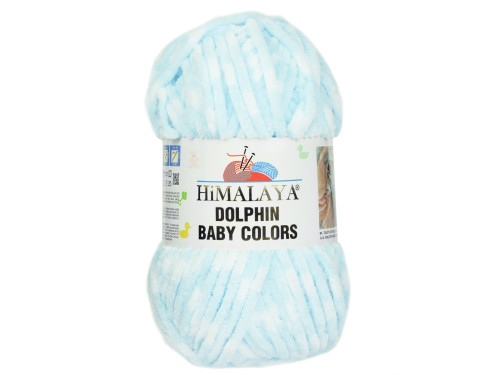 Włóczka poliestrowa Dolphin Baby Colors - Himalaya - 25, 100 g, 120 m