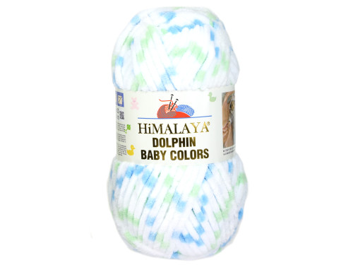 Włóczka poliestrowa Dolphin Baby Colors - Himalaya - 9, 100 g, 120 m