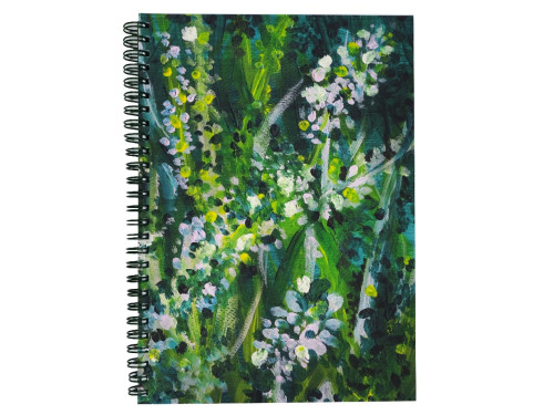 Spiral Notebook Garden B5 - Devangari - dotted, softcover, 120 g/m2