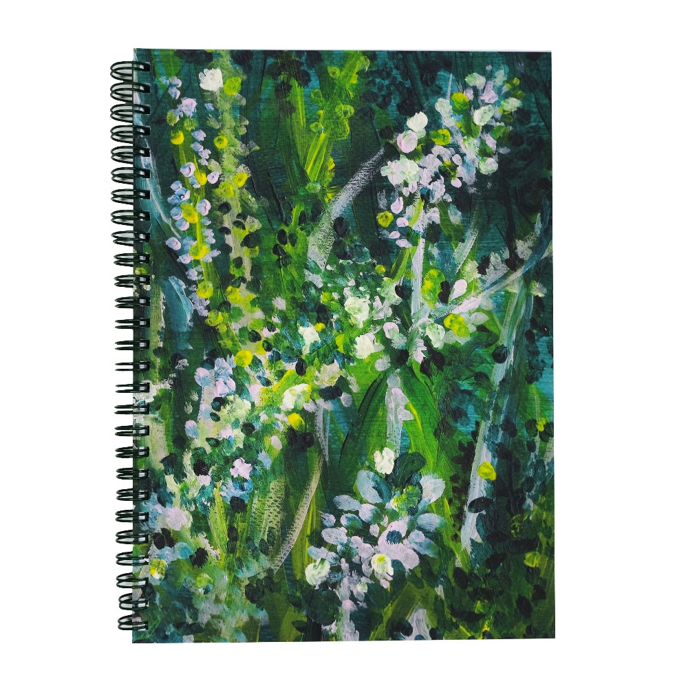 Spiral Notebook Garden B5 - Devangari - dotted, softcover, 120 g/m2
