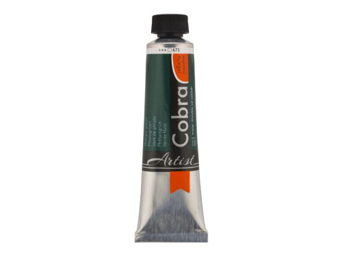 Cobra Artist oil paints - Cobra - 675, Phthalo Green, 40 ml