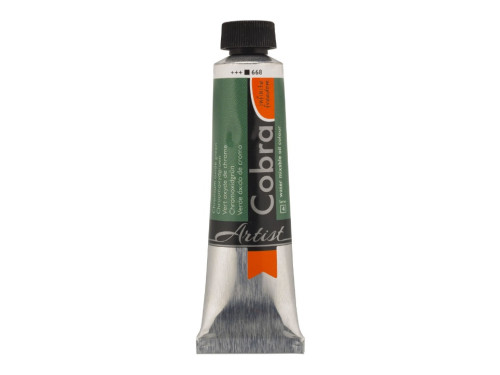 Cobra Artist oil paints - Cobra - 668, Chromium Oxide Green, 40 ml